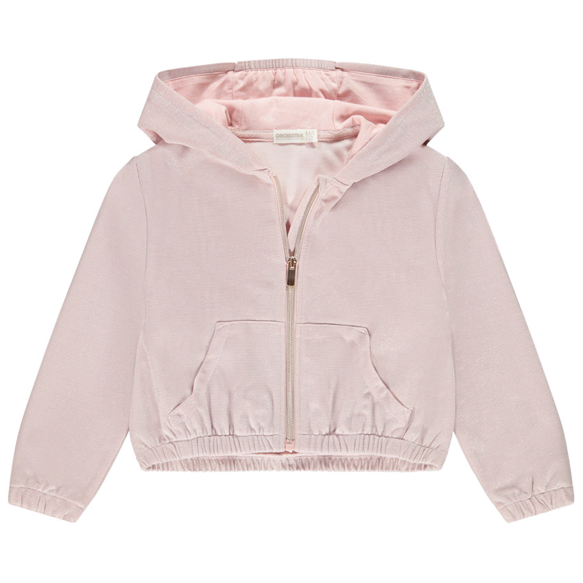 Chaqueta felpa con capucha 