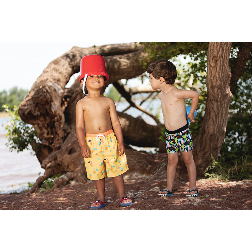 Short de bain imprimé toucans/palmiers pour bébé garçon  Additional Short de bain imprimé toucans/palmiers pour bébé garçon