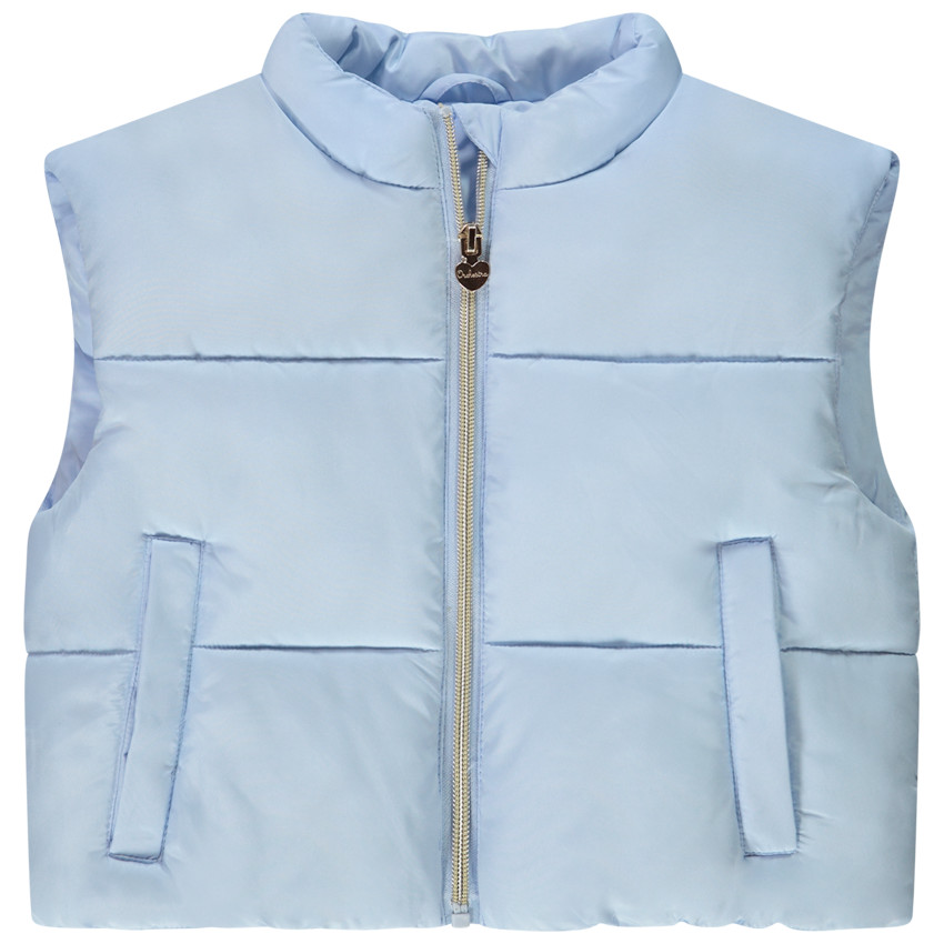 Chaleco acolchado efecto satinado para niña 