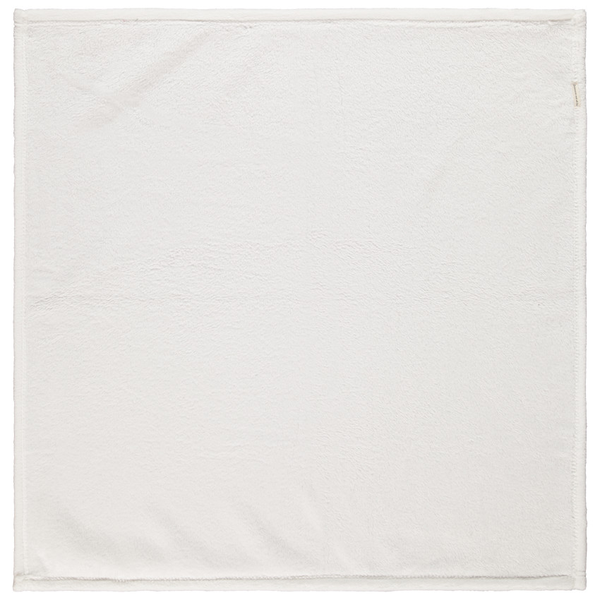 Manta de sherpa unicolor 75 x 75 cm 