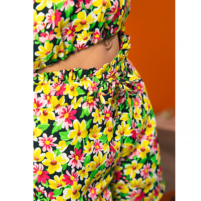 Short estampado flores 