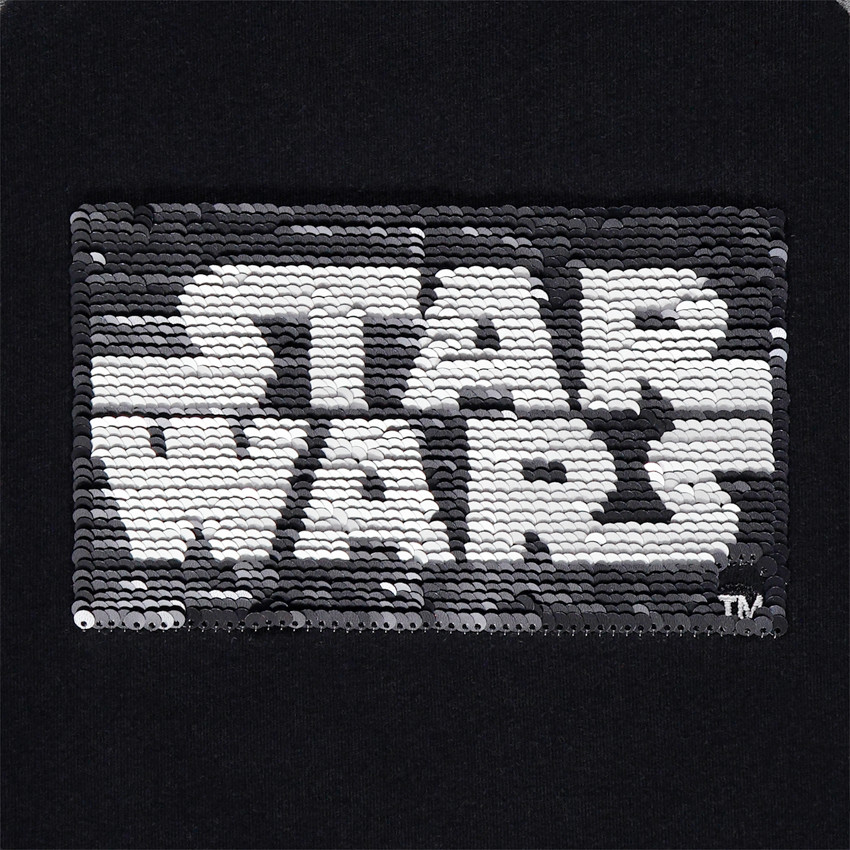 T-shirt manches longues motif Star Wars en sequins magiques 