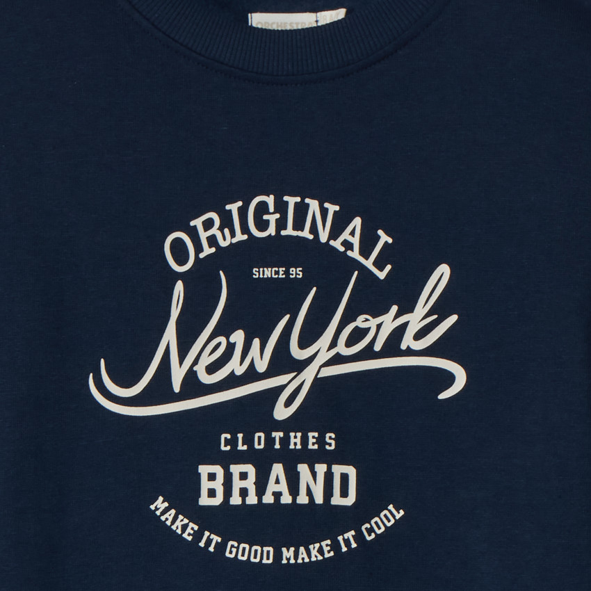 Sudadera de felpa estampada para niño 