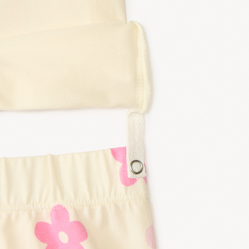 Conjunto de pijama de 2 piezas, camiseta + pantalón corto Tic y Tac Disney para niña bebé. 