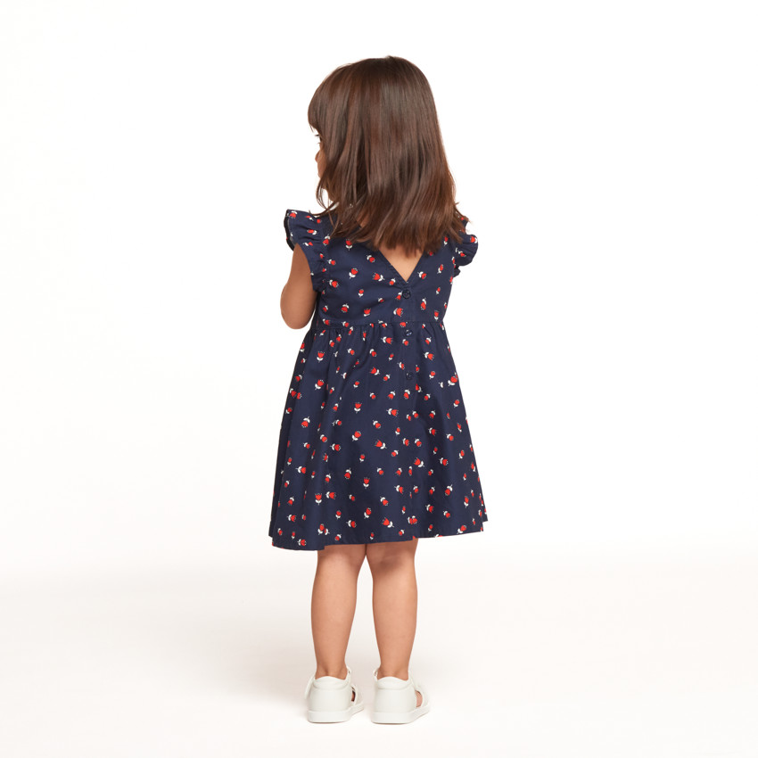 Vestido de manga corta con estampado de flores para niña bebé  Additional Vestido de manga corta con estampado de flores para niña bebé
