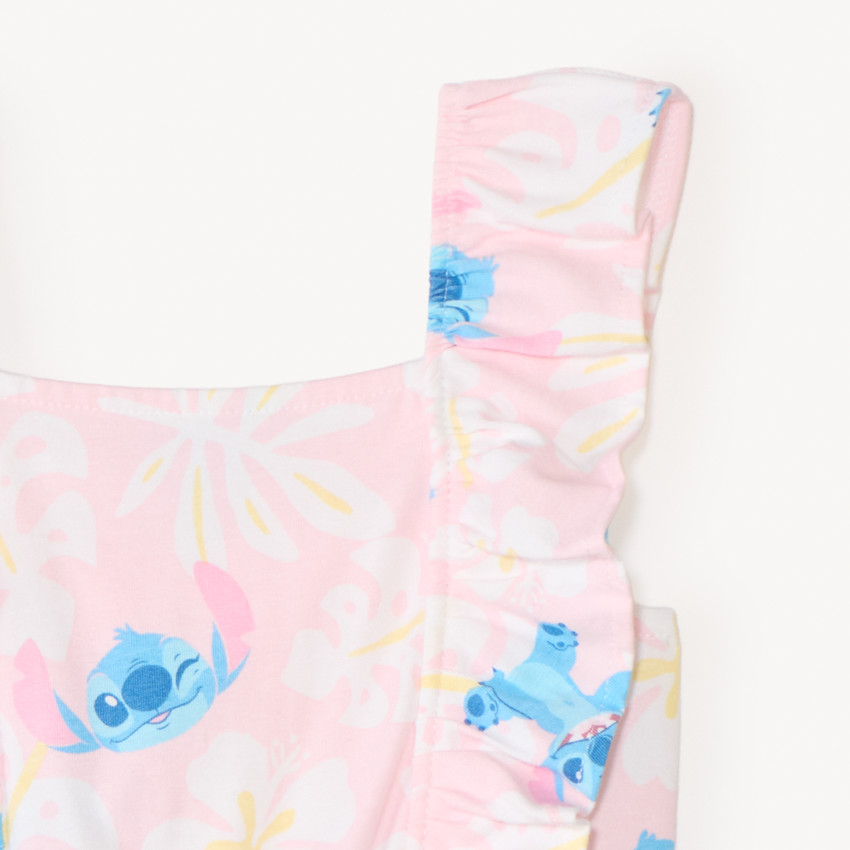 Combinaison corta estampada de Stitch de Disney para niña bebé 