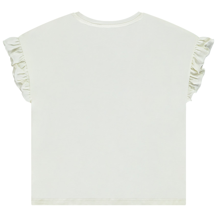 Camiseta de manga corta con lentejuelas mágicas de Blancanieves Disney para niña 