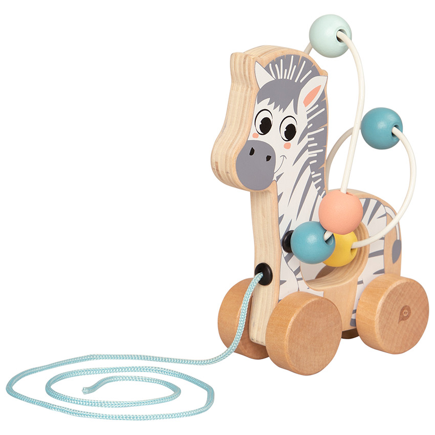 Ábaco cebra con ruedas - Crazy colors 2.0 