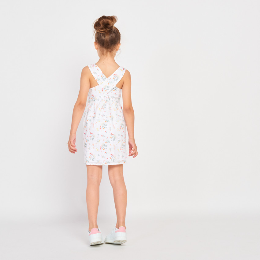 Vestido sin mangas de bordado inglés con flores para niña  Additional Vestido sin mangas de bordado inglés con flores para niña