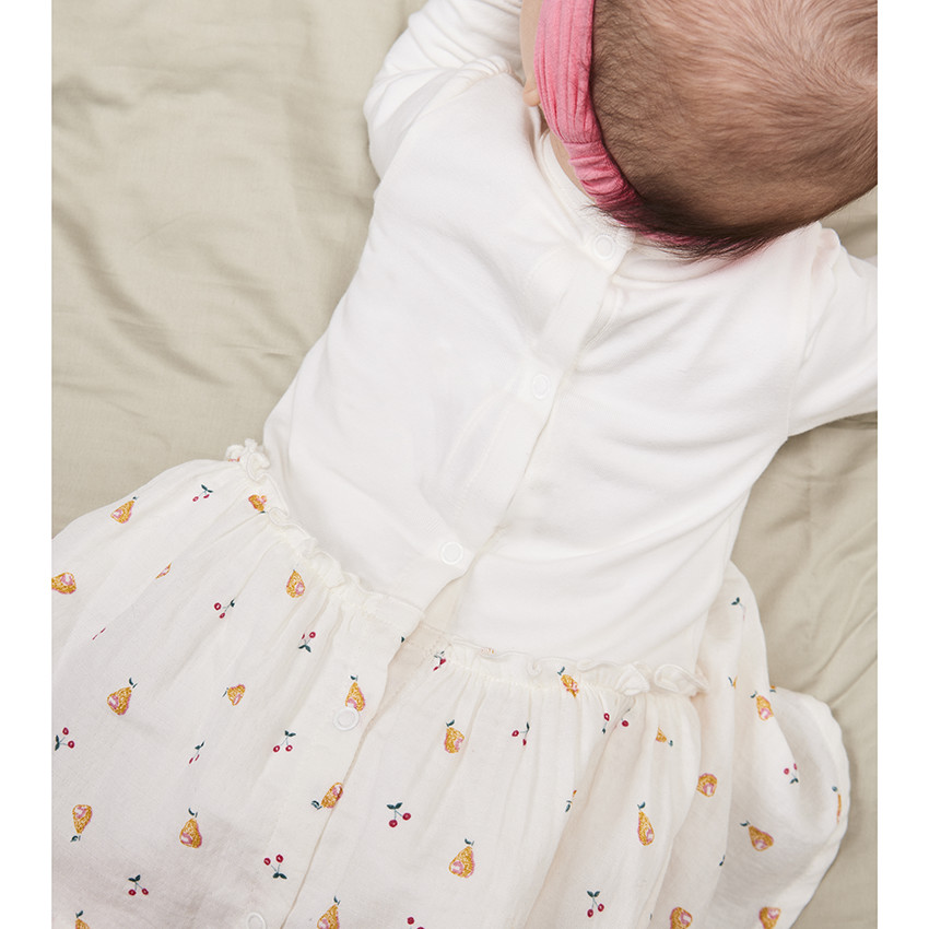 Vestido de jersey 2 en 1 para bebé niña 