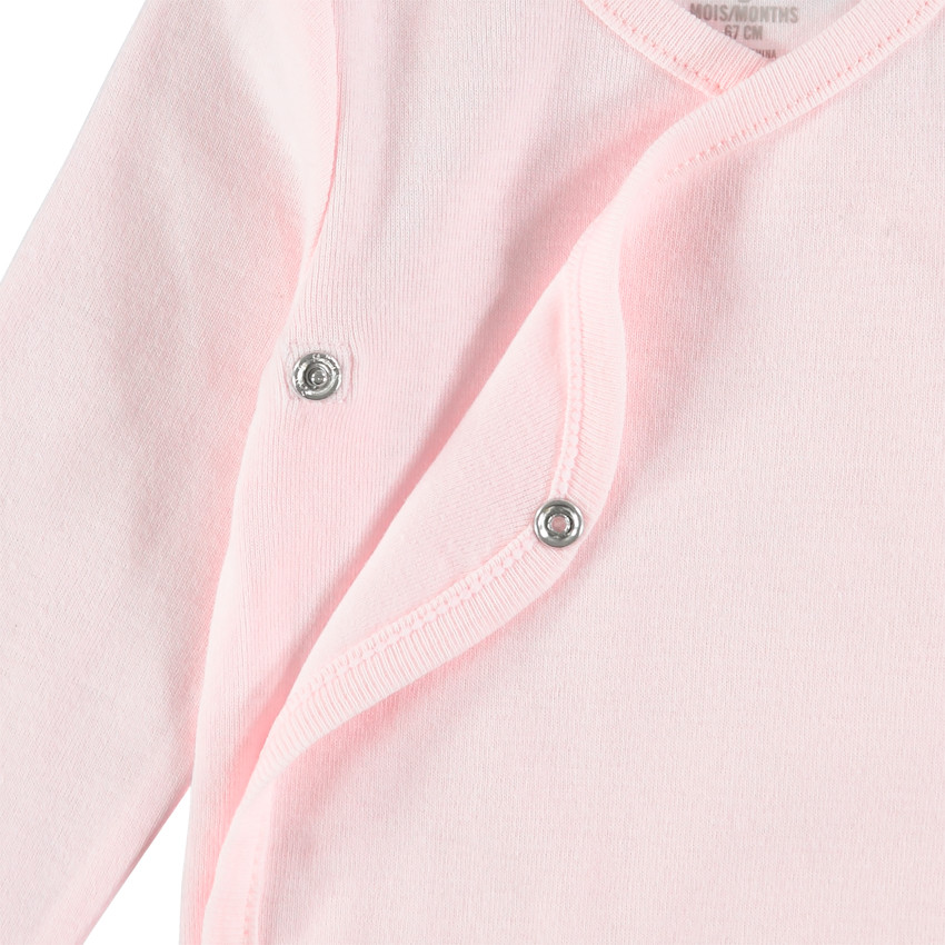 Pack de 7 bodies de manga larga de algodón para bebé niña 