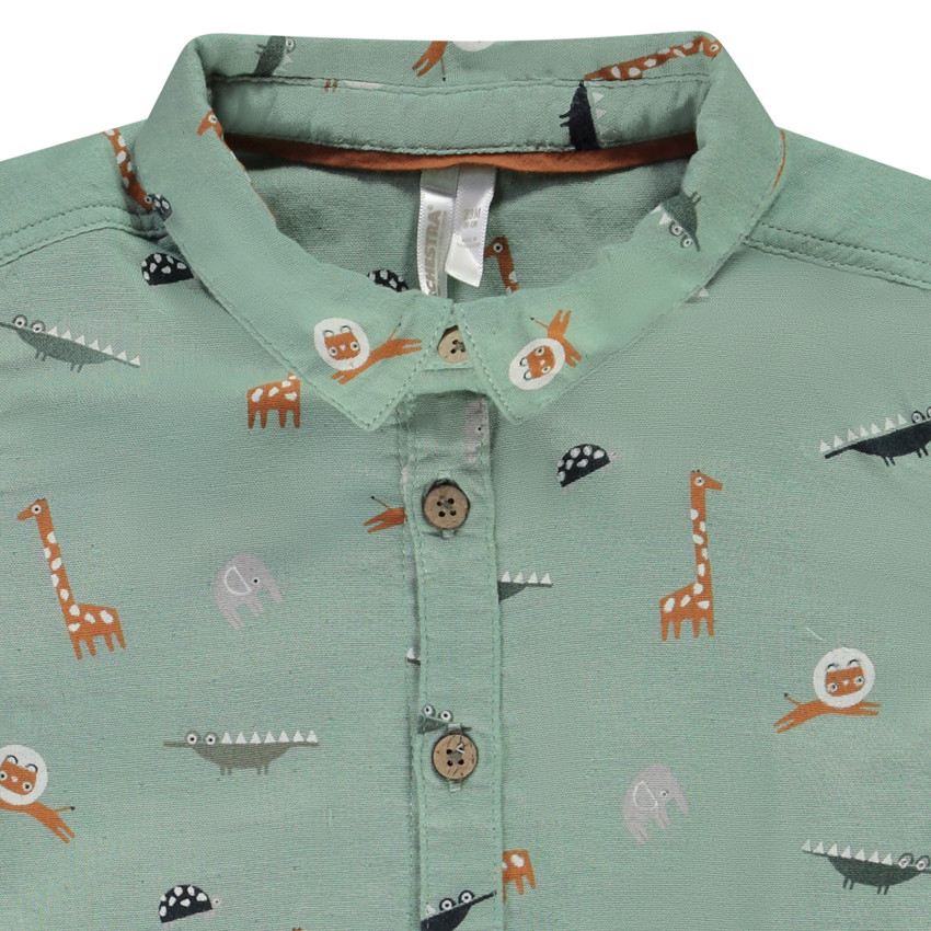 Camisa manga larga print animalitos -"Croco & Friends" 