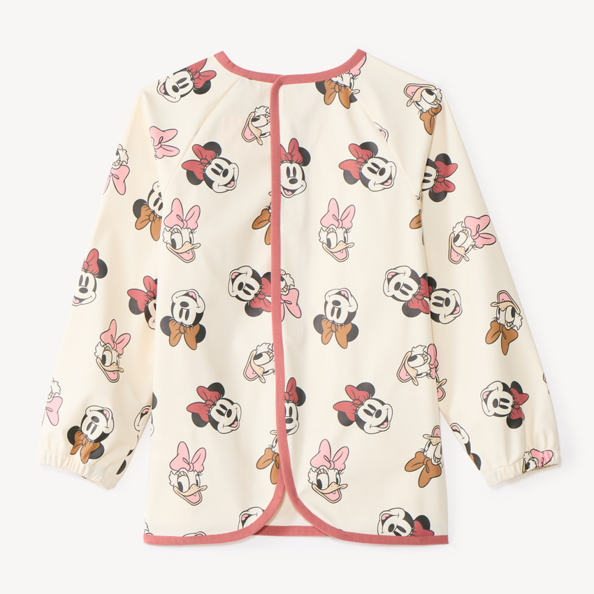 Delantal de pintura niña estampado de Minnie y Daisy 