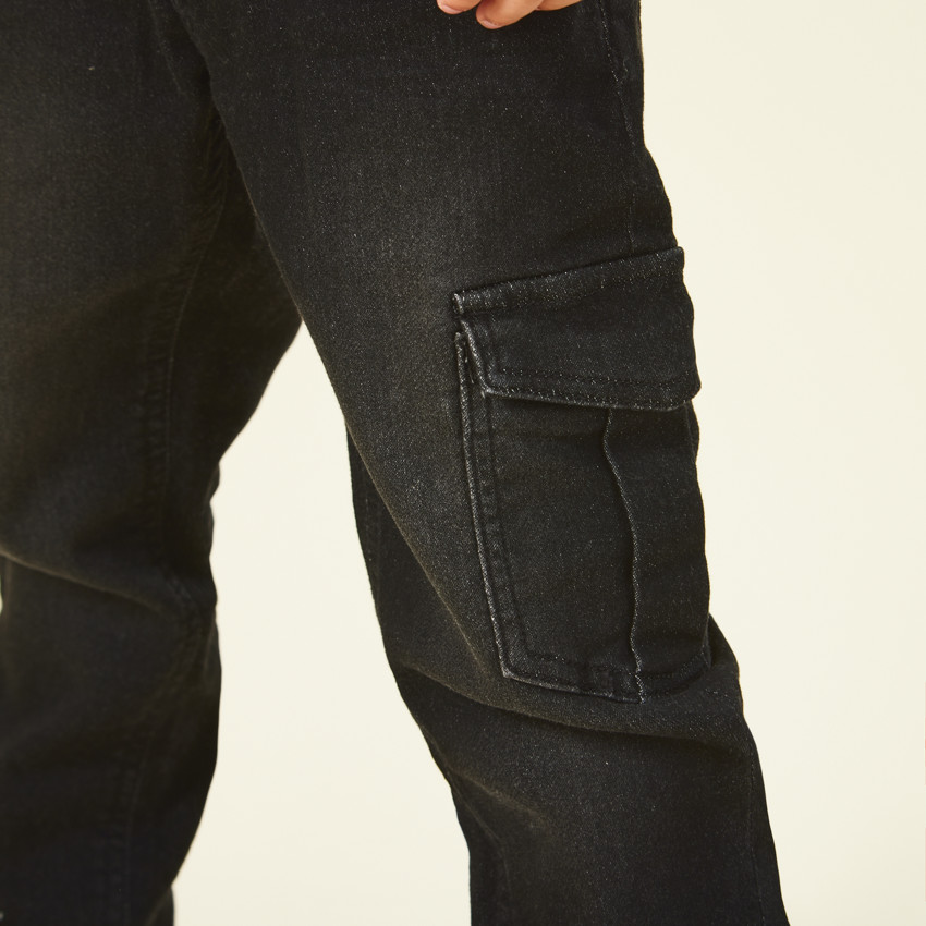 Pantalón cargo efecto desgastado para niño 