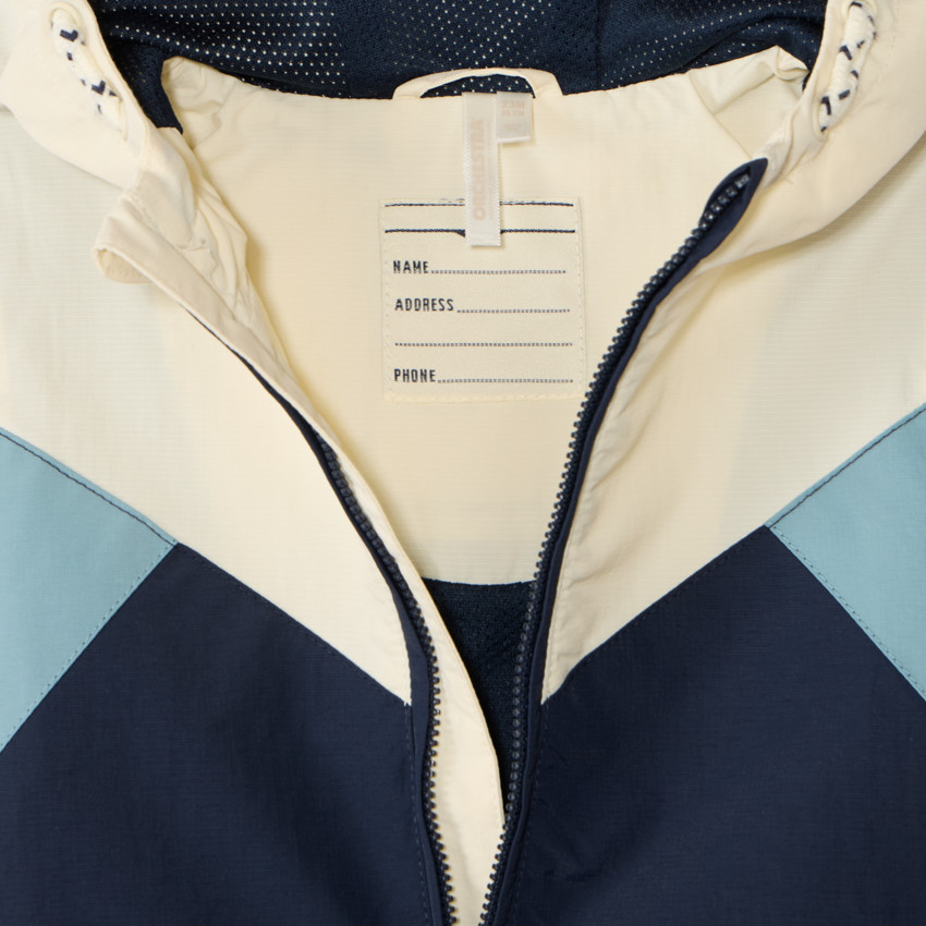 Cortavientos con capucha impermeable de ripstop para bebé niño. 