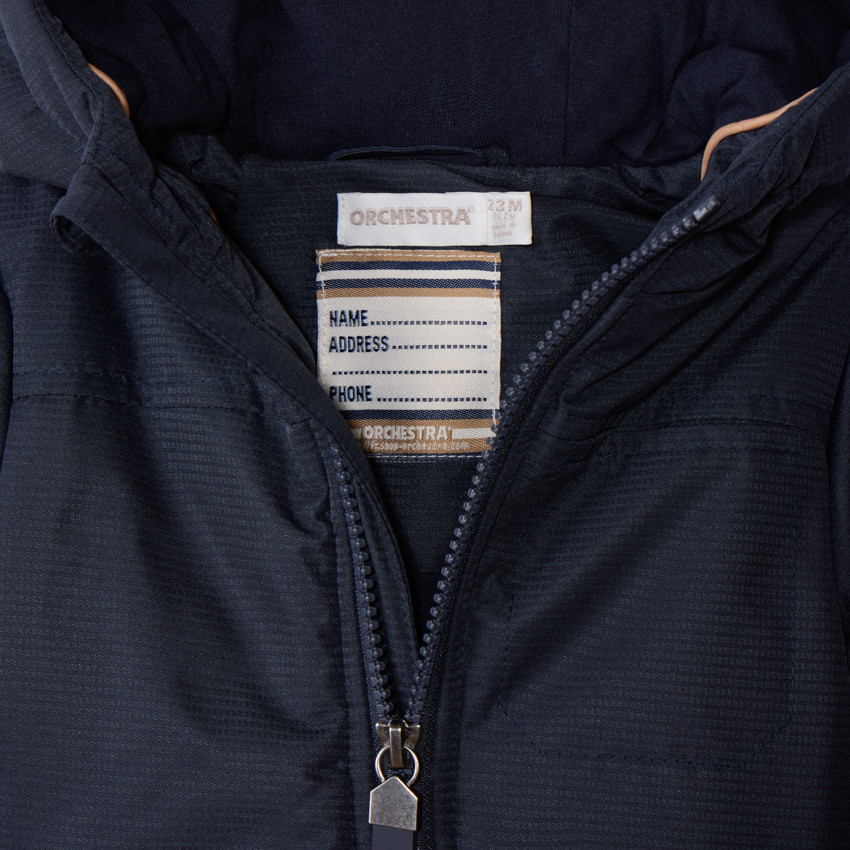 Cortavientos acolchado en ripstop para bebé niño 