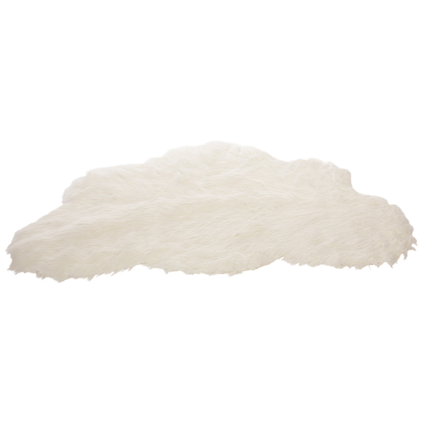 Alfombra de pelo sintético en forma de nube 80x120 cm 