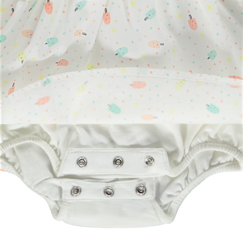 Vestido pelele 2 en 1 estampado helados para bebé niña  Additional Vestido pelele 2 en 1 estampado helados para bebé niña