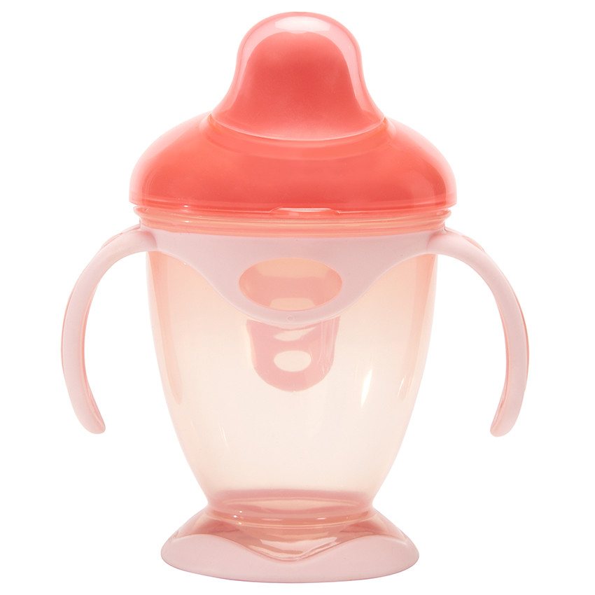 Taza de aprendizaje con asas 180 ml rosa 