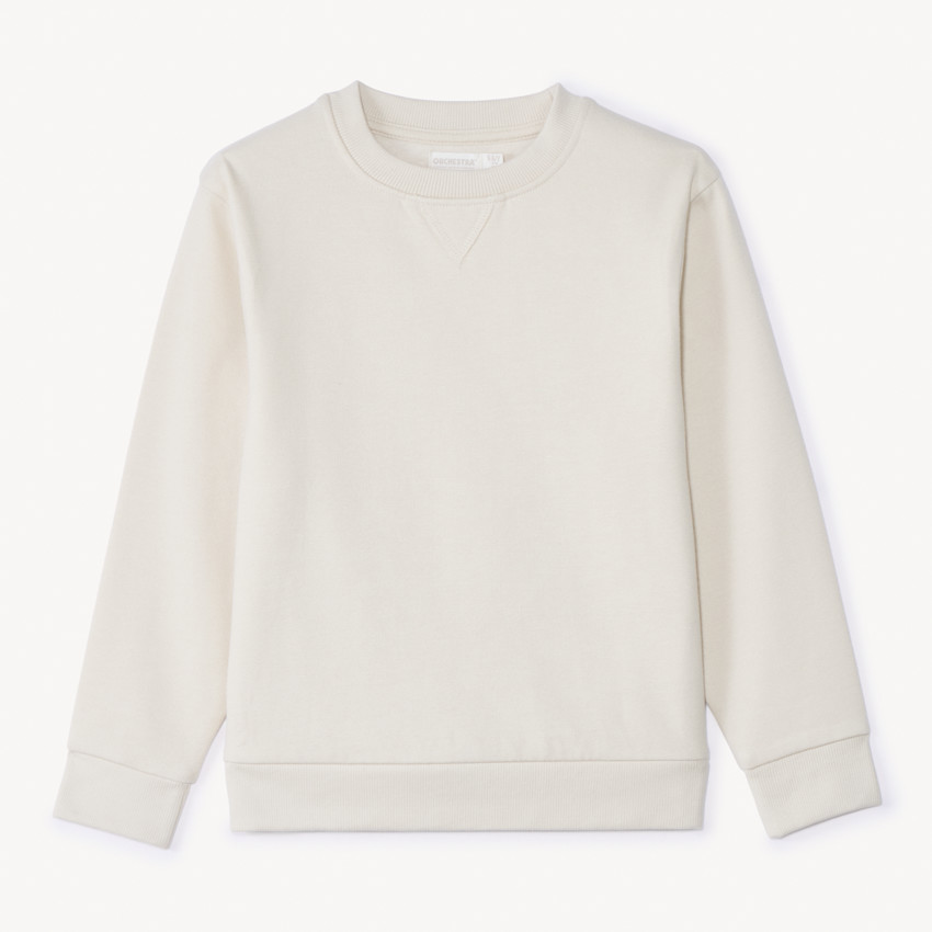 Sudadera de felpa lisa para niño 