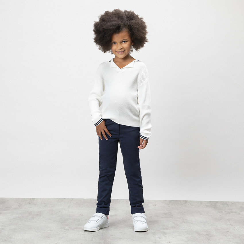 Jersey de punto acanalado de manga larga  Additional Jersey de punto acanalado de manga larga