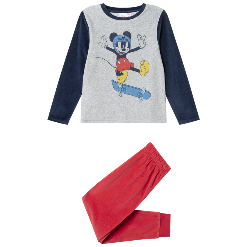 Pyjama en velours print Mickey Disney  Additional Pyjama en velours print Mickey Disney