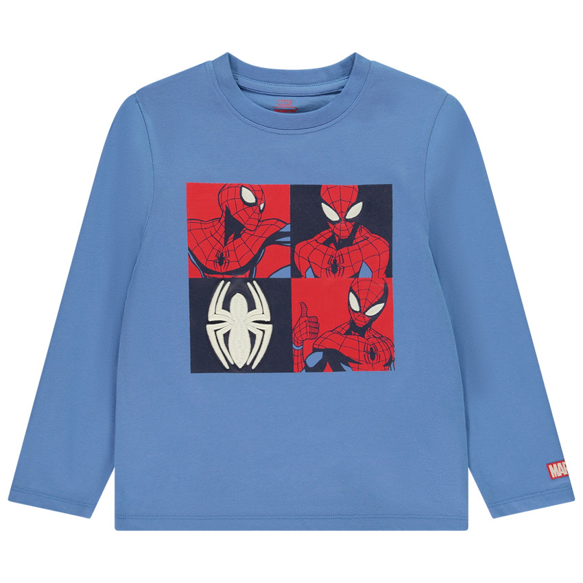 Camiseta de manga larga Spider-Man Marvel para niño 