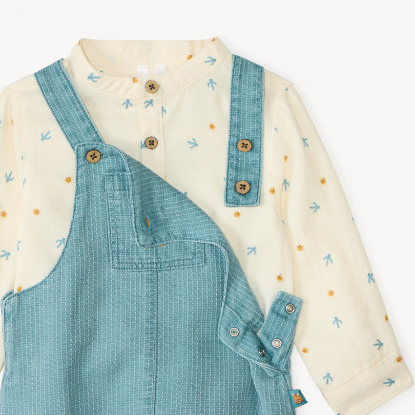 Conjunto de 2 piezas con pichy para bebé niño 