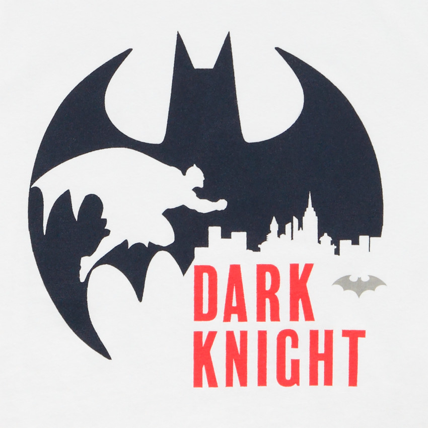 Pijama camiseta + pantalón corto estampado Batman Warner para niño 