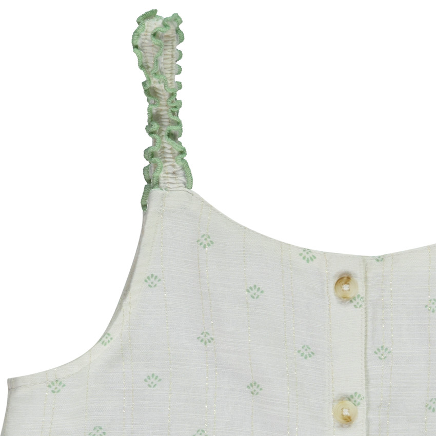 Conjunto 2 piezas combinadas top + falda larga para niña 