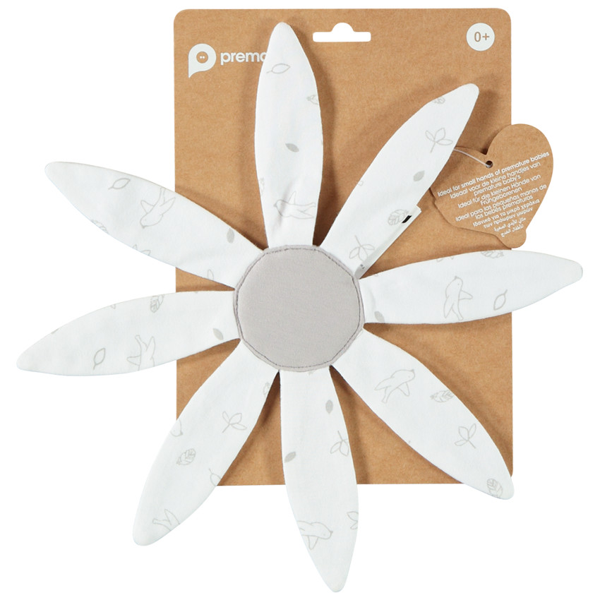 Doudou plano especial para bebés prematuros con diseño de flor 