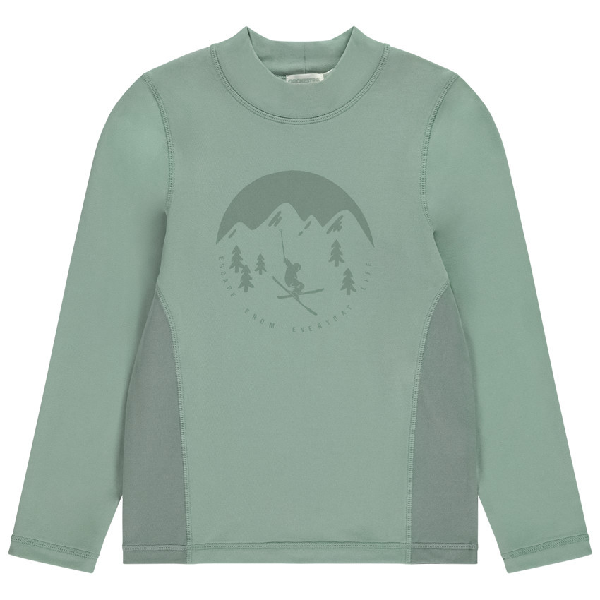 Camiseta con cuello chimenea estampado de esquí para niño  Additional Camiseta con cuello chimenea estampado de esquí para niño