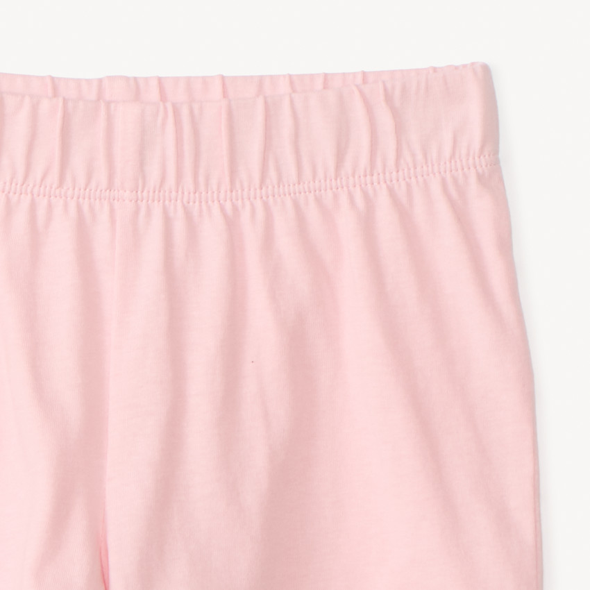 Conjunto de 2 pijamas de 2 piezas t-shirt + short fantasía para niña 