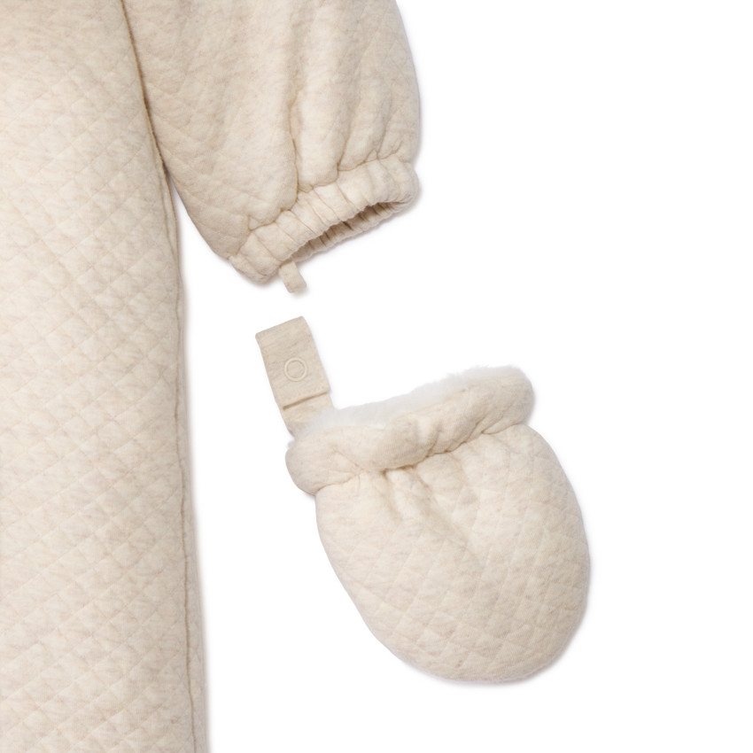 Pelele piloto con bordado de erizo para bebé niño con acabados según la edad 