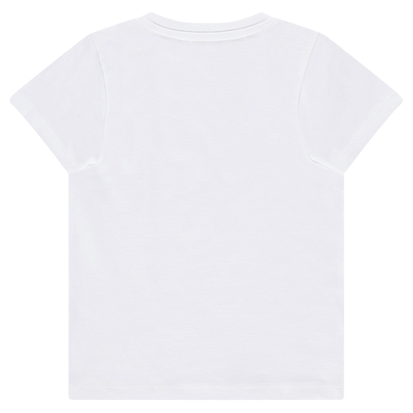 Camiseta de manga corta de punto con barco estampado 