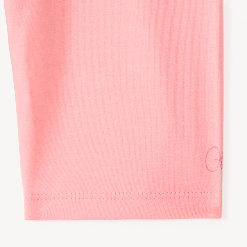 Lote de 2 pantalones cortos lisos para niña 