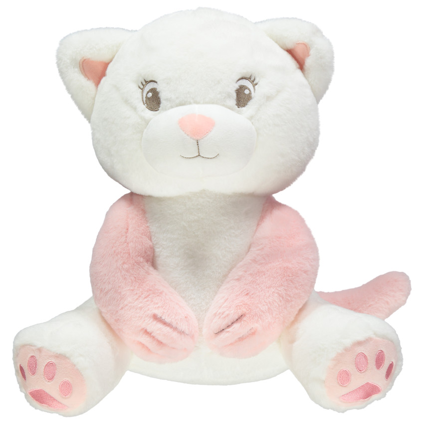 Peluche de gato con detalles bordados y toques de rosa  Additional Peluche de gato con detalles bordados y toques de rosa