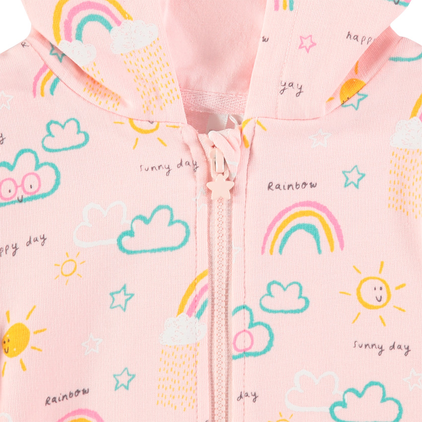 Chándal de felpa con estampado de arcoíris   Additional Chándal de felpa con estampado de arcoíris