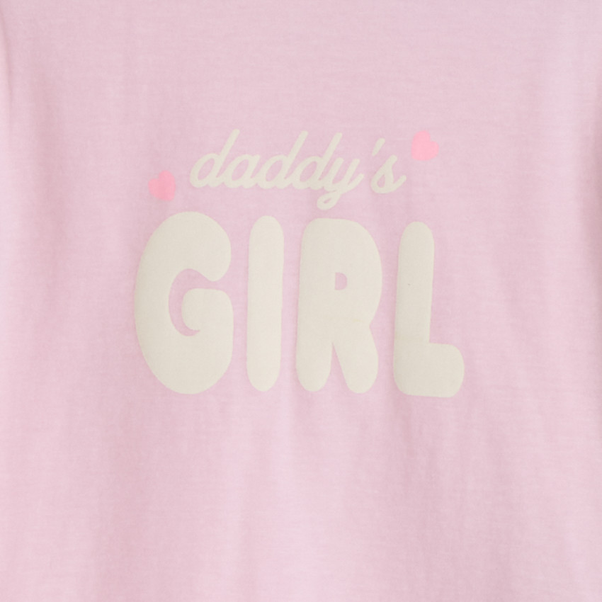 Conjunto pijama largo de jersey estampado para bebé niña 