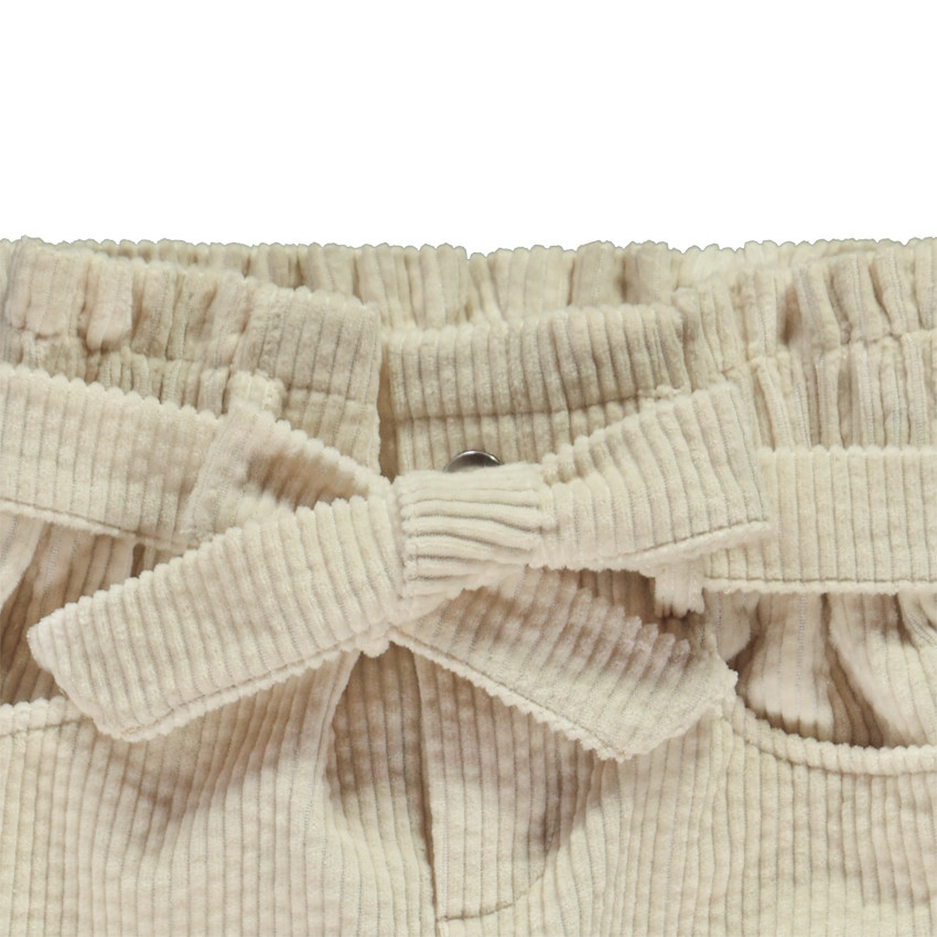 Pantalón slim de terciopelo con cinturón para niña  Additional Pantalón slim de terciopelo con cinturón para niña