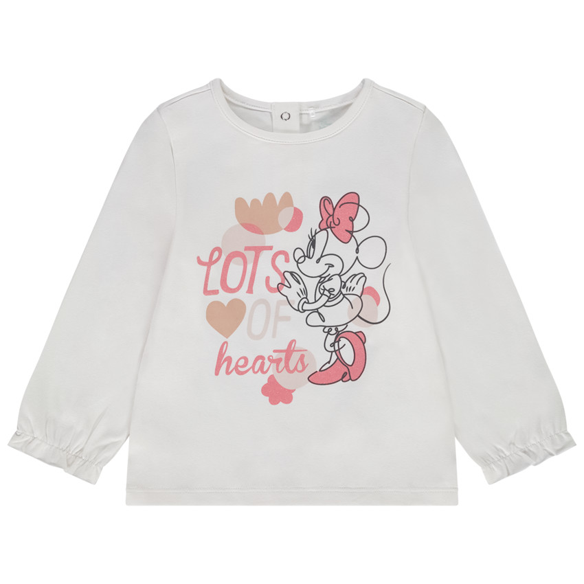 Camiseta de manga larga de jersey con estampado de Minnie Disney para bebé niña  Additional Camiseta de manga larga de jersey con estampado de Minnie Disney para bebé niña