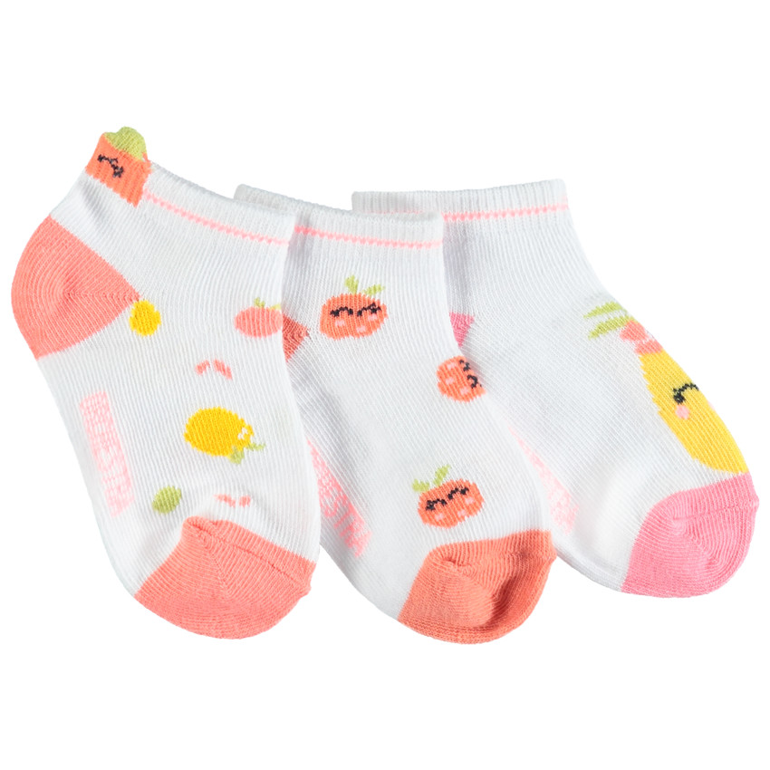 Pack 3 pares de calcetines print frutas  Additional Pack 3 pares de calcetines print frutas