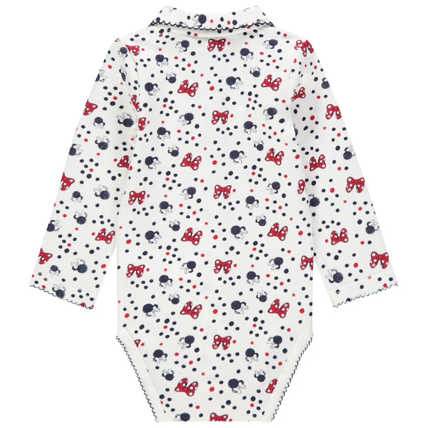 Body manches longues imprimé Minnie Disney all-over 