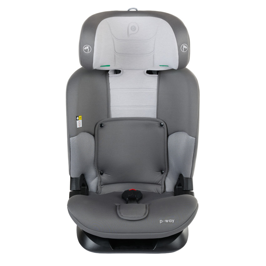 Silla de auto Isofix y i-Size 76-150 cm P-Way gris 