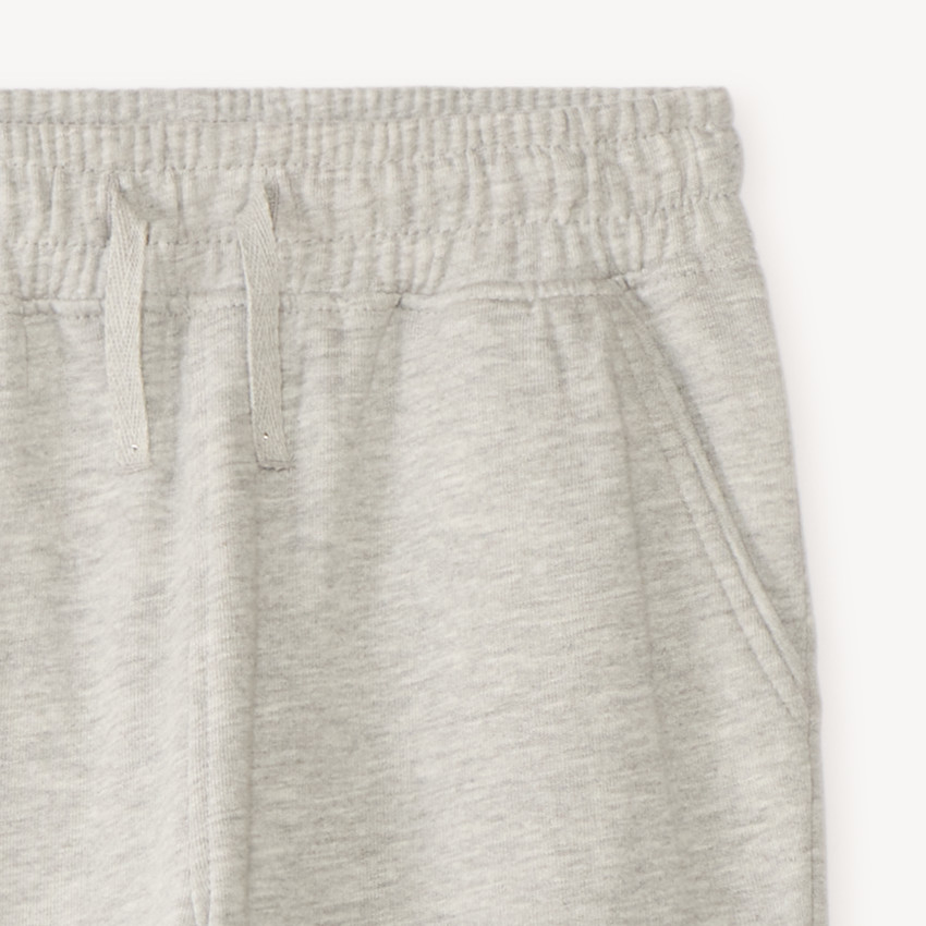 Pantalón de chándal niña de felpa lisa 