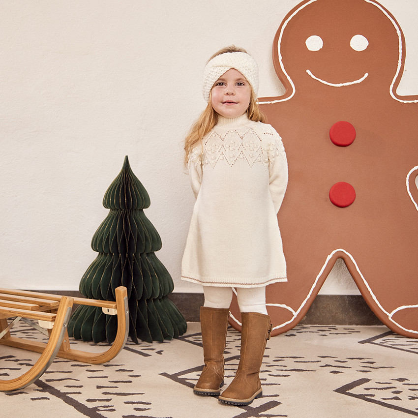 Diadema cruzada de punto para bebé niña  Additional Diadema cruzada de punto para bebé niña