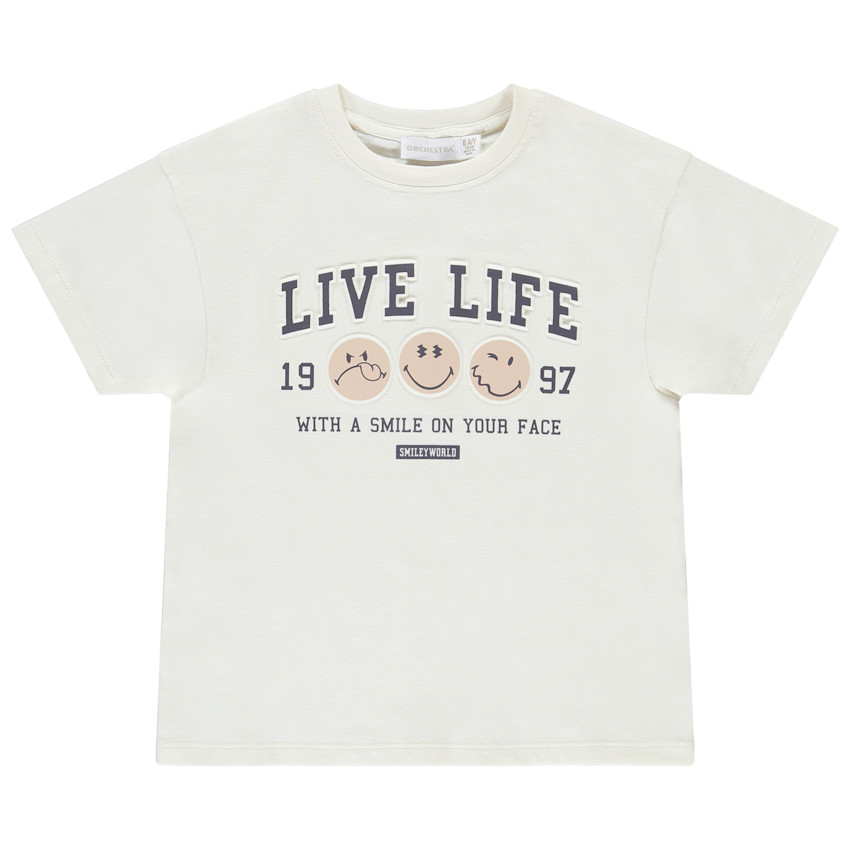Camiseta de manga corta SmileyWorld para niño 