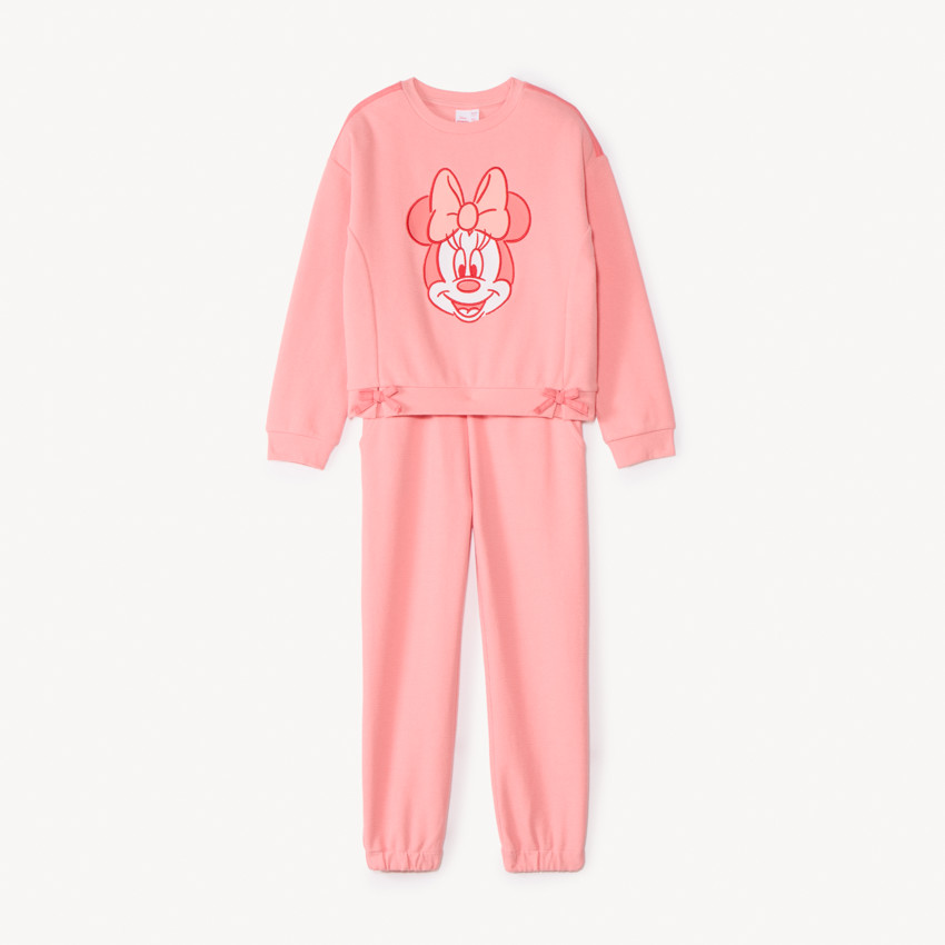 Conjunto de chándal de interlock Disney Minnie para niña 