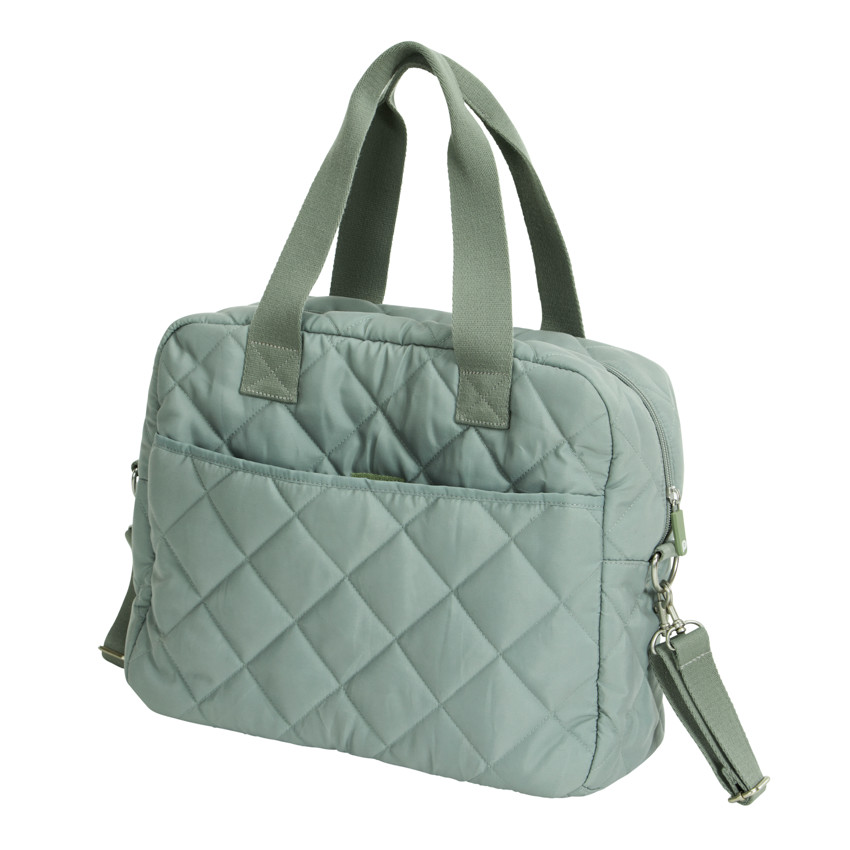 Sac à langer avec tapis matelassé Stockholm vert 