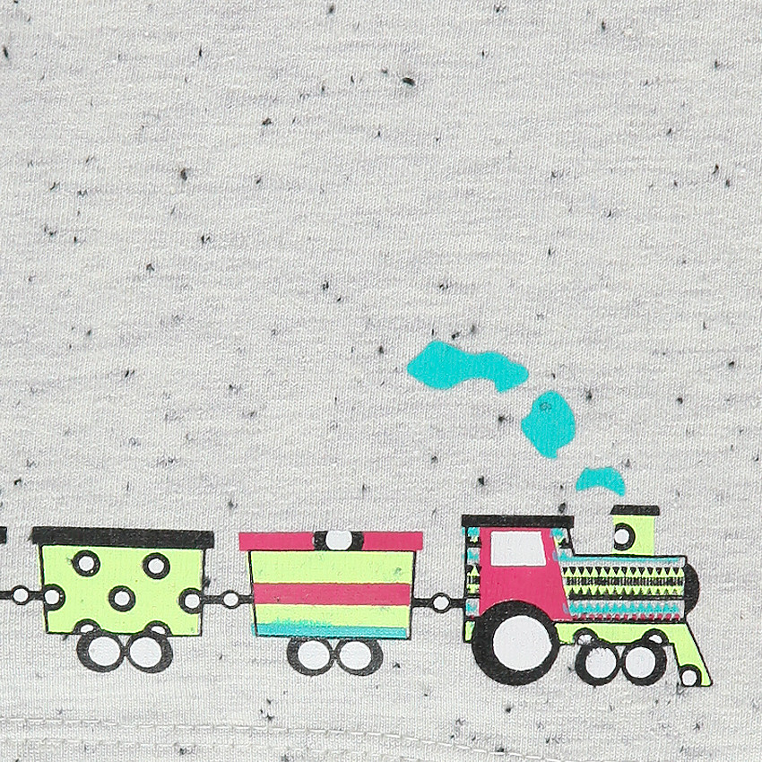 Débardeur aspect neps et imprimé façon ethnique 